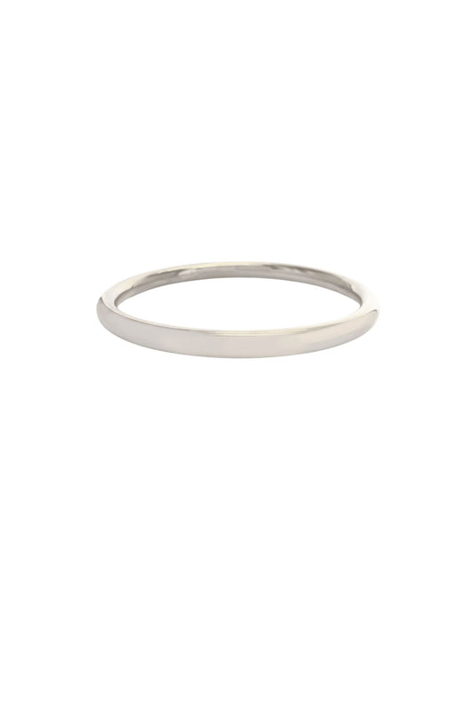 Silver Water Resistant Bangle Bracelet