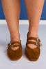 Tan Western Ballet Flat