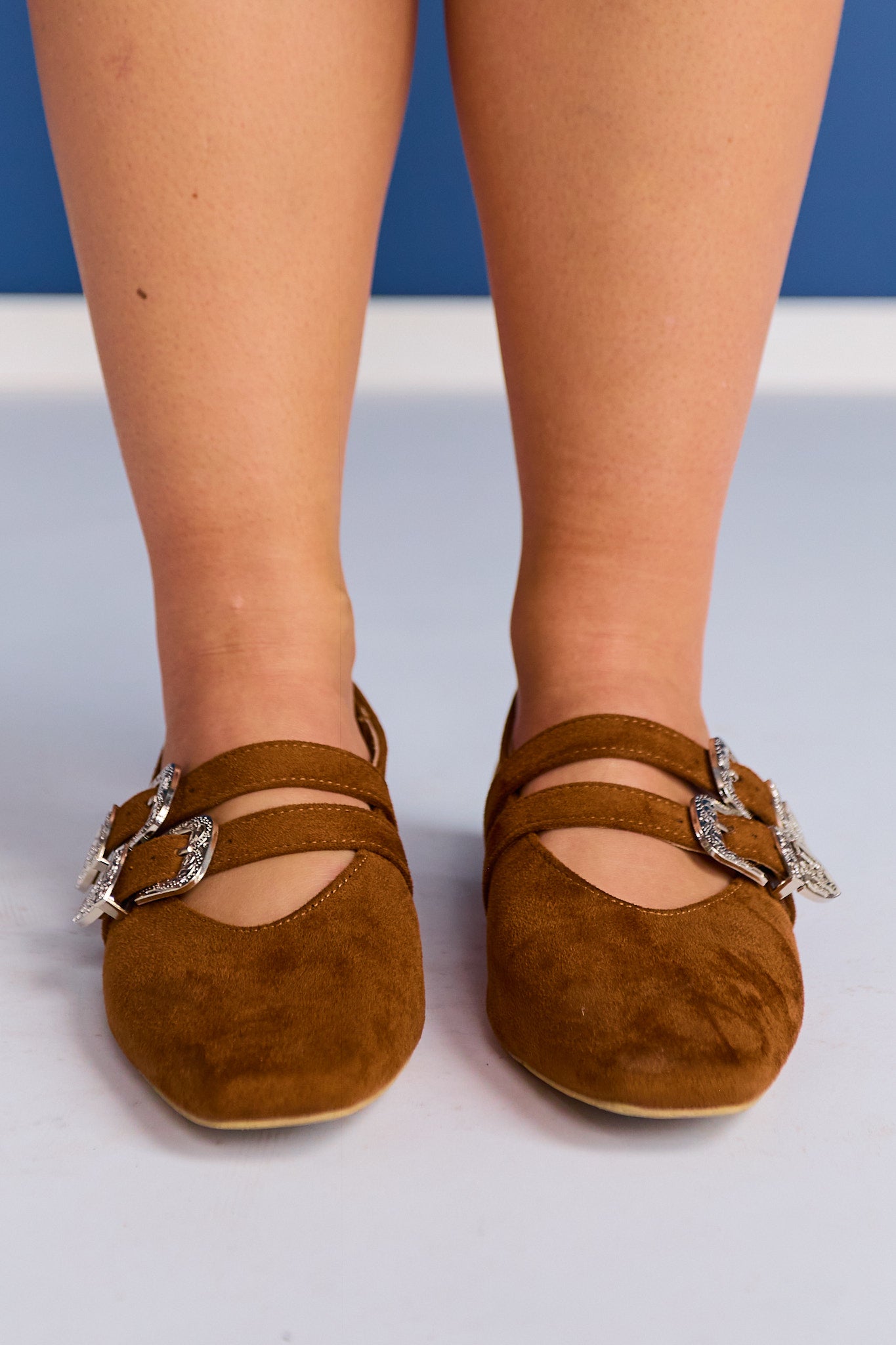 Tan Western Ballet Flat