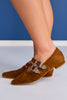 Tan Western Ballet Flat
