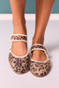 Shu Shop Brown Animal Print Mary Jane Sneakers