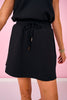 SSYS Peyton Scuba Skort In Black