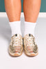 Shu Shop Gold Metallic Retro Sneakers