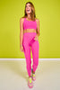 SSYS Pink Butter Criss Cross Back Sports Bra