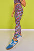 SSYS Black Daisy Burst Compression Leggings