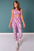 SSYS Magenta Bloom Compression Leggings