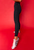 SSYS Black Velvet Polka Dot Incognito High Waist Leggings