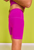 SSYS Magenta Incognito Biker Shorts