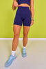 SSYS Navy Incognito Biker Shorts