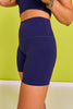 SSYS Navy Incognito Biker Shorts