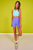 SSYS Periwinkle Incognito Biker Shorts