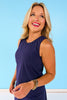 SSYS Laser Cut Active Tank In Navy
