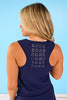 SSYS Laser Cut Active Tank In Navy