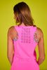 SSYS Laser Cut Active Tank In Neon Pink