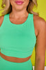 SSYS Solid Racerback Sports Bra in Mint