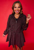 SSYS Chocolate Animal Print Zip Hooded Jacket