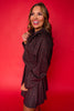 SSYS Chocolate Animal Print Zip Hooded Jacket