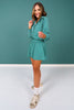 SSYS Green Gingham Zip Hooded Jacket