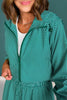 SSYS Green Gingham Zip Hooded Jacket