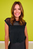 SSYS Short Sleeve Mesh Active Top In Black