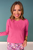 SSYS Ribbed Long Sleeve Active Top In Mauve