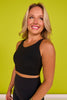 SSYS Signature Sports Bra In Black