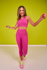 SSYS Signature Sports Bra In Dark Orchid