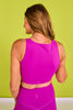 SSYS Signature Sports Bra In Magenta