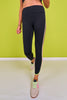 SSYS Neon Pink and Neon Green Inset Trim Black High Waist Leggings