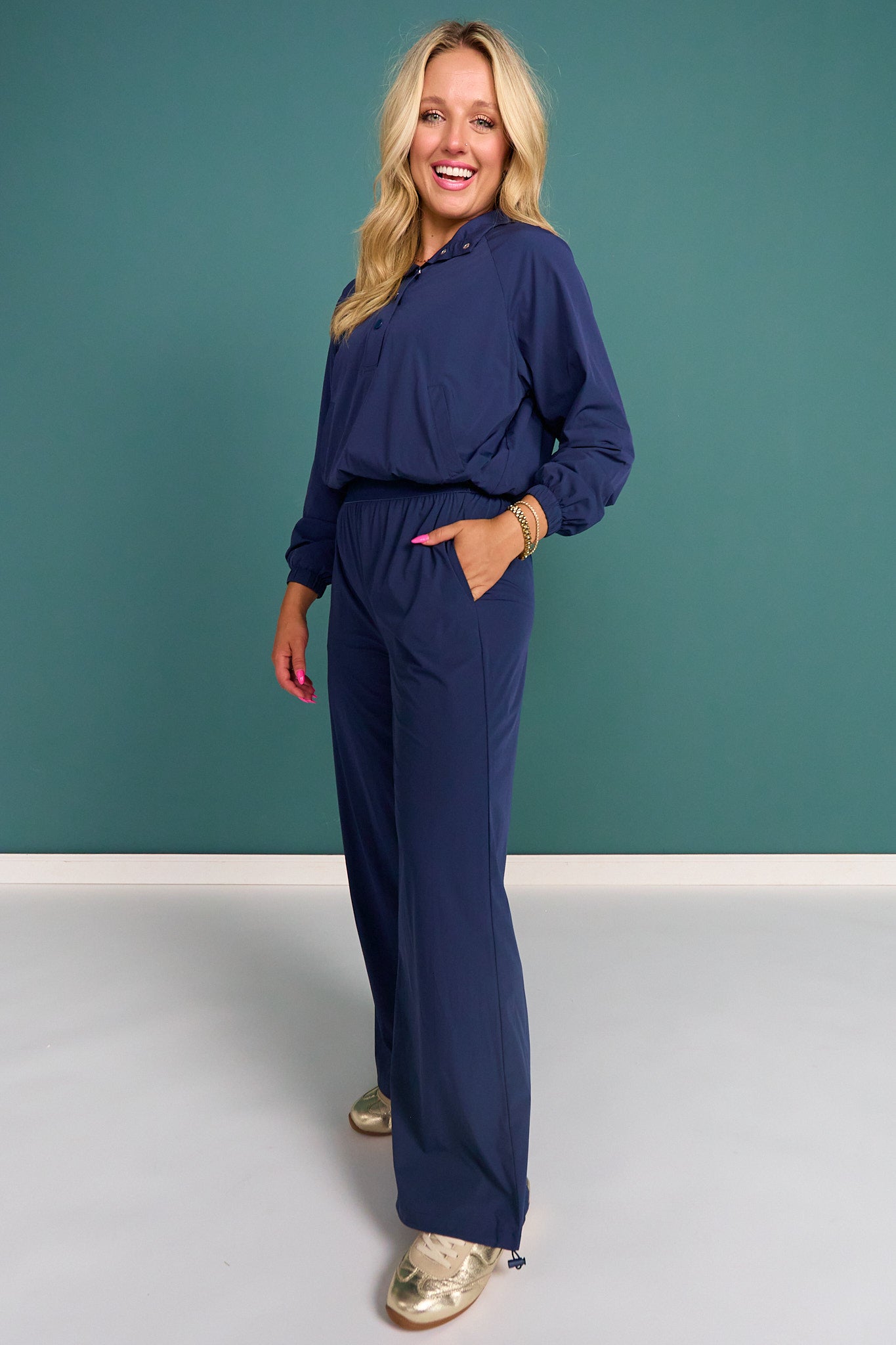 SSYS Navy Track Suit Pants Set