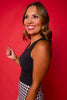 SSYS Bow Back Bra Tank In Black