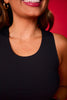 SSYS Bow Back Bra Tank In Black