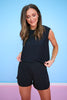 SSYS Signature Black Active Shorts