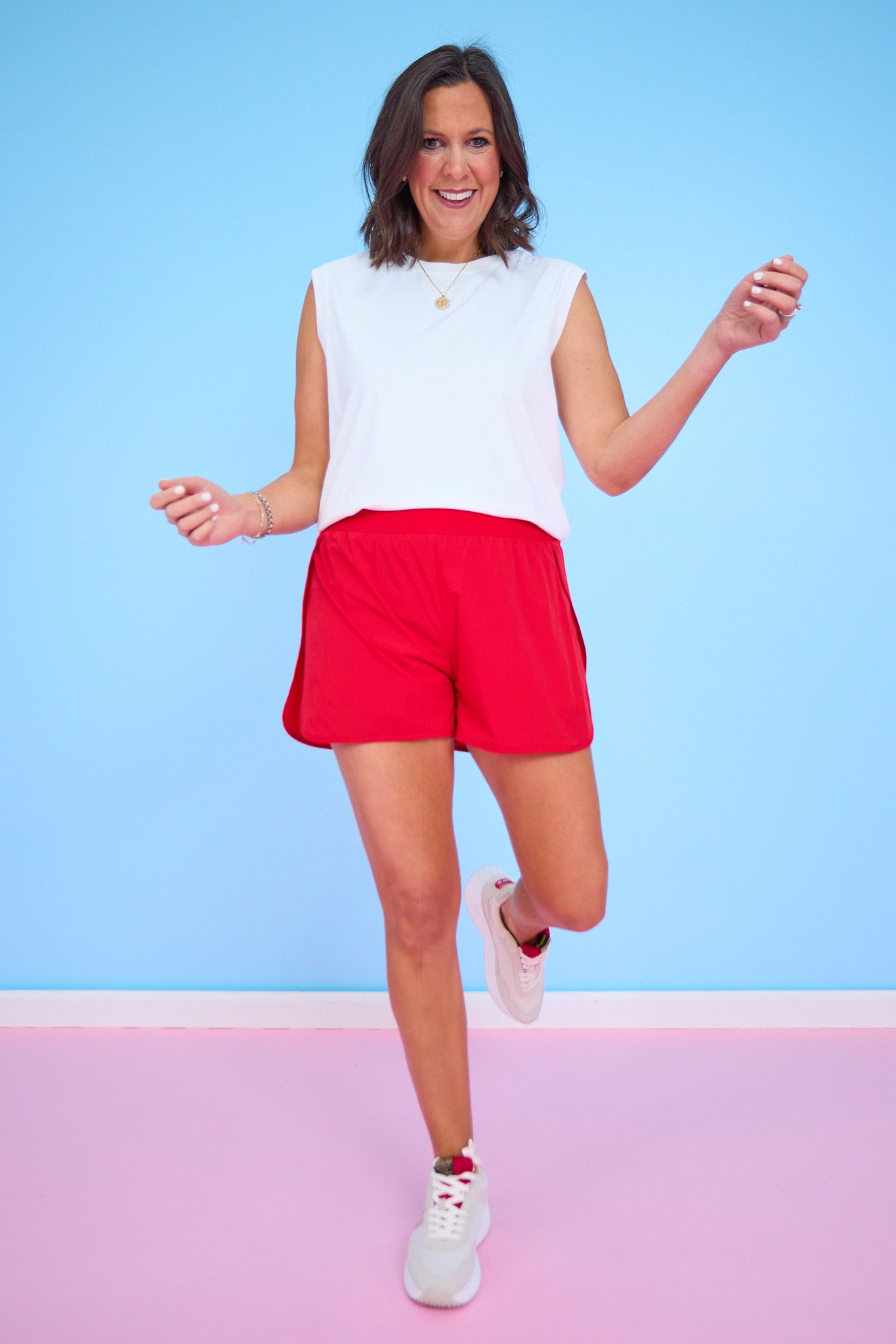 SSYS Signature Red Active Shorts