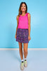 SSYS Ruffle Twist Back Active Tank In Pink