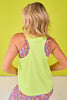 SSYS Racerback Active Tank In Neon Yellow
