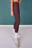 SSYS Ribbed Leggings In Brown