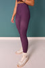 SSYS Ribbed Leggings In Plum