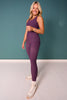 SSYS Ribbed Leggings In Plum