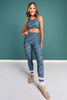 SSYS Signature Butter Leggings in Blue Floral