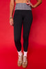 SSYS Signature Leggings in Black Houndstooth