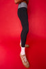 SSYS Signature Leggings in Black Houndstooth