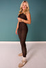 SSYS Signature Butter Leggings in Brown Polka Dot