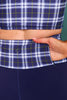 SSYS Incognito Leggings in Navy Plaid
