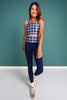 SSYS Incognito Leggings in Navy Plaid
