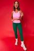 SSYS Signature Sports Bra in Pink Gingham