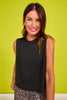 SSYS Signature Muscle Wide Armhole Active Top In Black