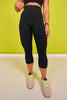 SSYS Black Incognito High Waist 3/4 Length Leggings