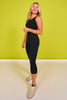 SSYS Black Incognito High Waist 3/4 Length Leggings
