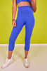 SSYS Dark Cobalt Incognito High Waist 3/4 Length Leggings